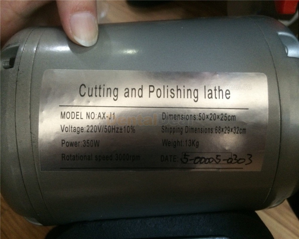 Aixin AX-J1 250W Dental Laboratory Cutting Polishing Lathe Machine 3000RPM